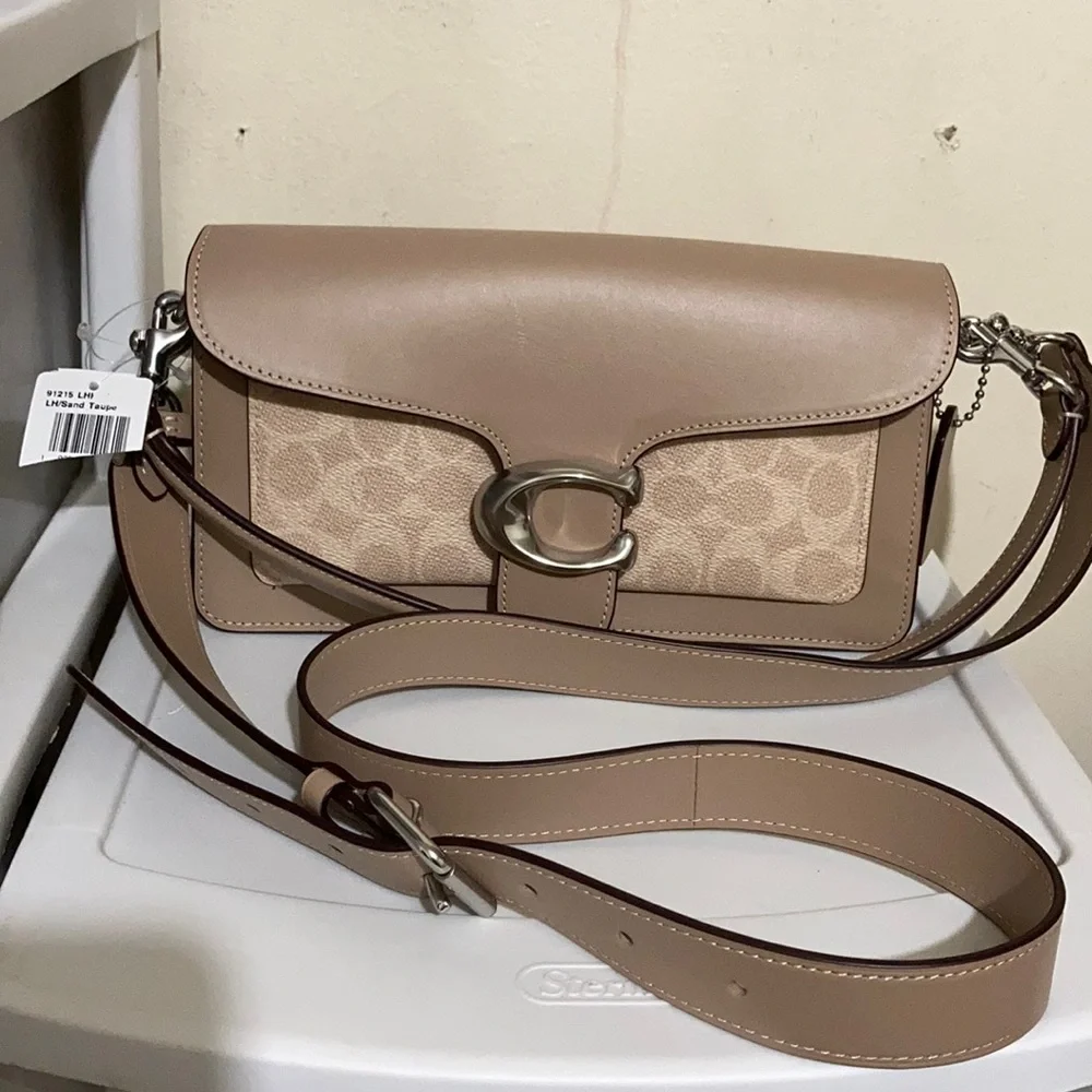 COPY - Coach Tabby  leather & signature canvas